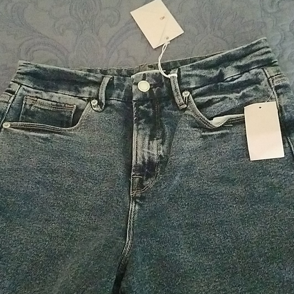 NWT Good American Good Flare Jeans Sz 8 Blue